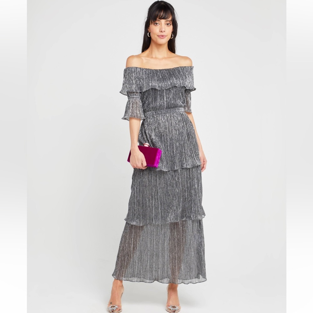 OPT Formal Midi Metalic Gown